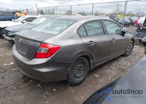2012 Honda Civic Lx z USA, uszkodzony, nr VIN 19XFB2F58CE080260